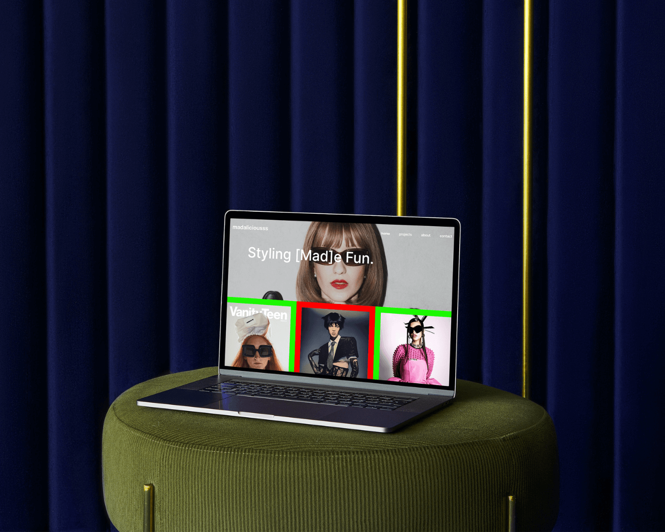 Site de prezentare stilist Madalina Simion (Preda)