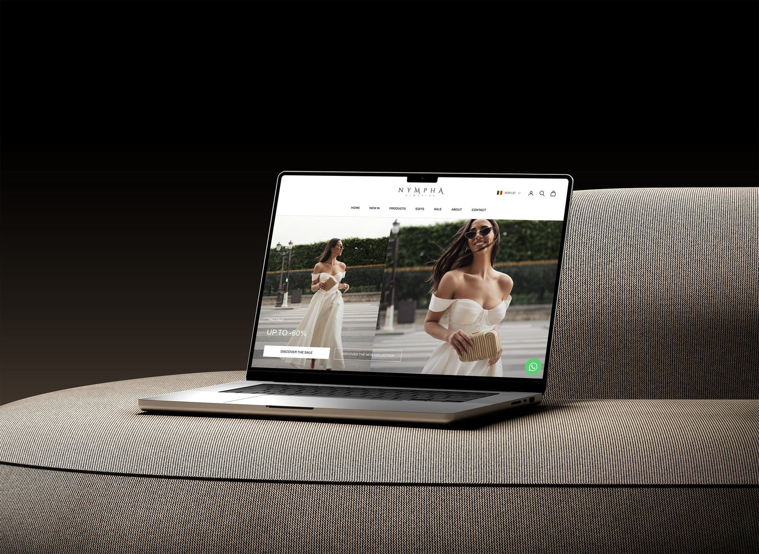 GRÉGOIRE Lansează Noul Website Nympha Clothing: Un Spațiu Digital Dedicat Expresiei Feminine Contemporane